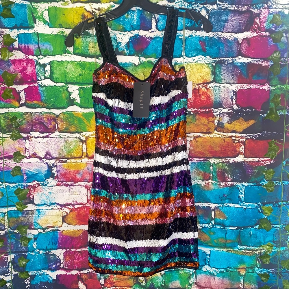 Sequins Party Dress😊